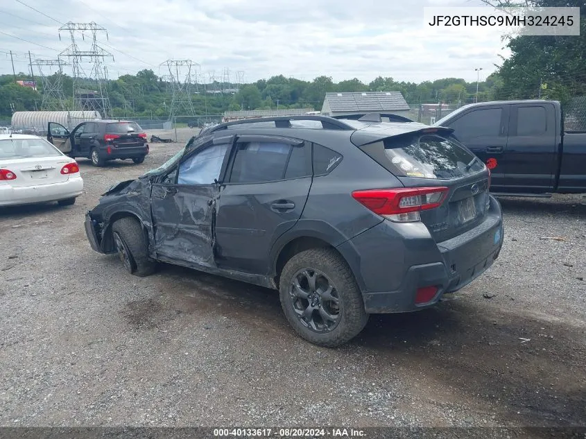 2021 Subaru Crosstrek Sport VIN: JF2GTHSC9MH324245 Lot: 40133617