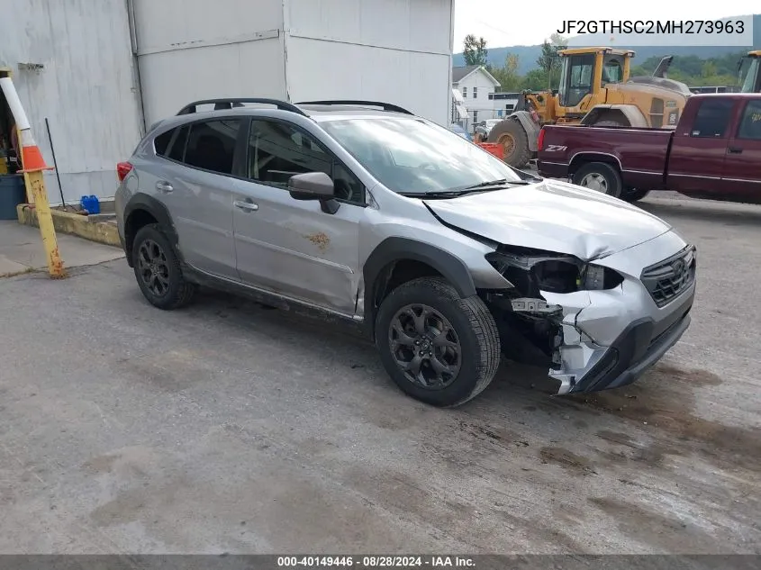 2021 Subaru Crosstrek Sport VIN: JF2GTHSC2MH273963 Lot: 40149446