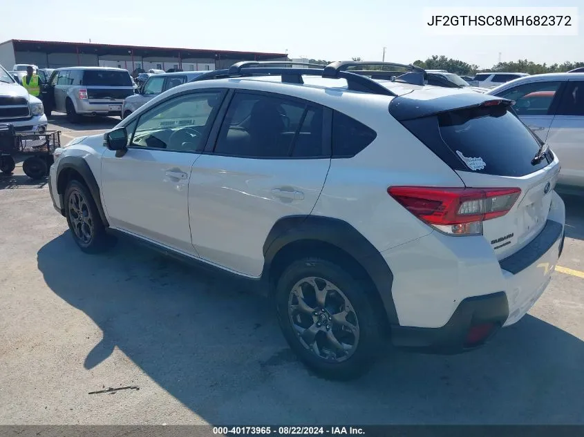 2021 Subaru Crosstrek Sport VIN: JF2GTHSC8MH682372 Lot: 40173965