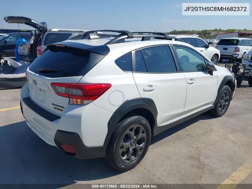 2021 Subaru Crosstrek Sport VIN: JF2GTHSC8MH682372 Lot: 40173965