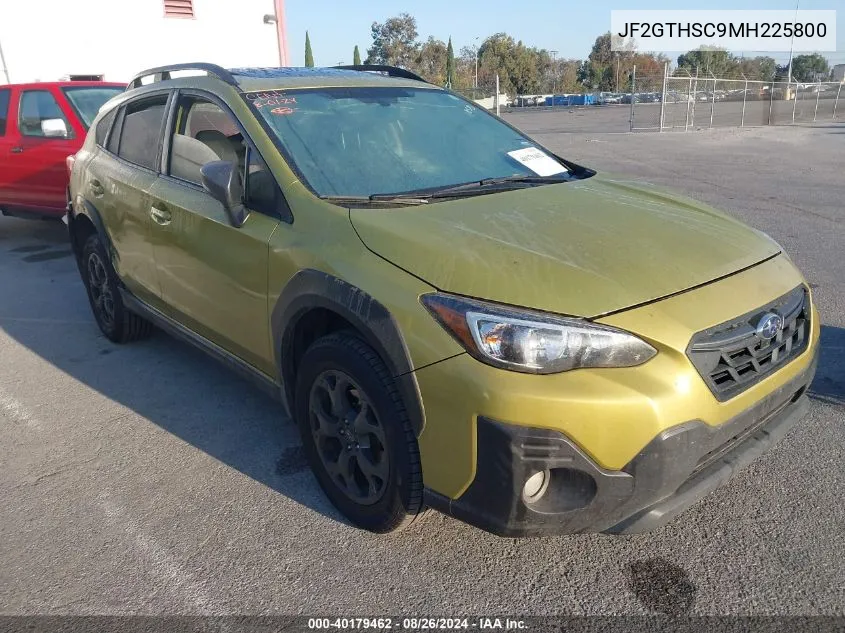 2021 Subaru Crosstrek Sport VIN: JF2GTHSC9MH225800 Lot: 40179462