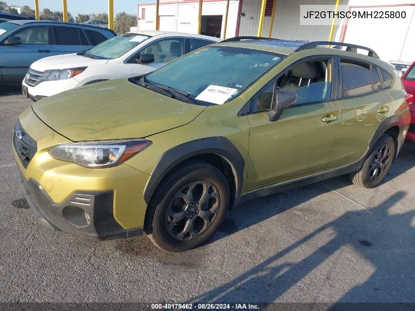 2021 Subaru Crosstrek Sport VIN: JF2GTHSC9MH225800 Lot: 40179462