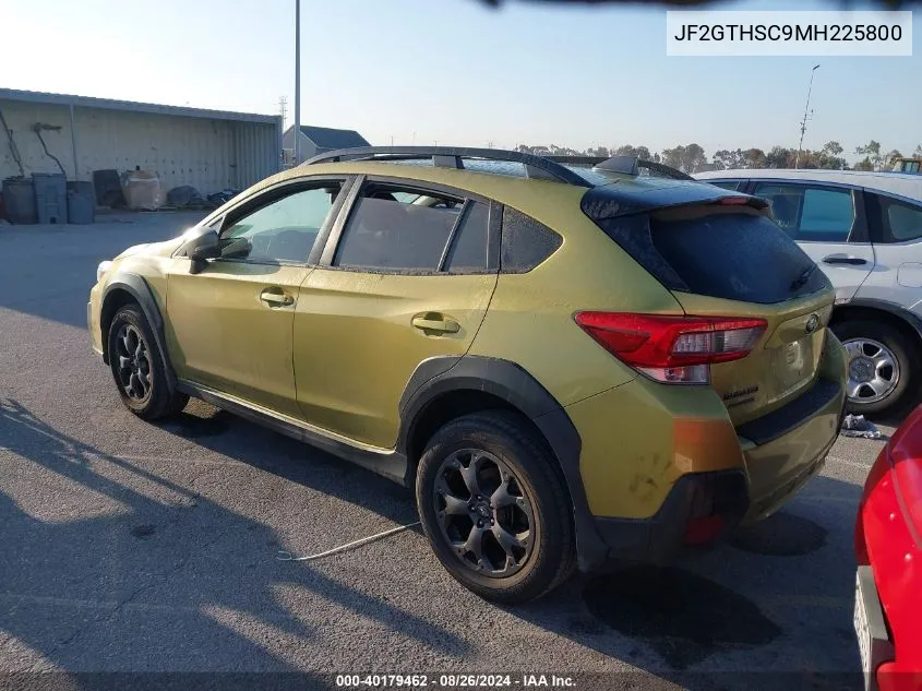 2021 Subaru Crosstrek Sport VIN: JF2GTHSC9MH225800 Lot: 40179462