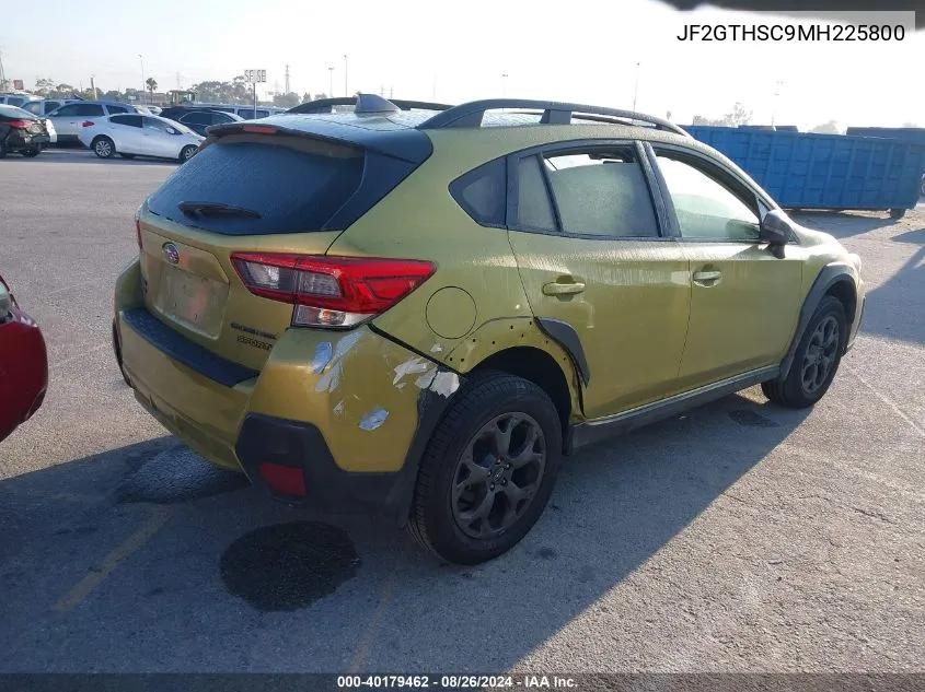 2021 Subaru Crosstrek Sport VIN: JF2GTHSC9MH225800 Lot: 40179462