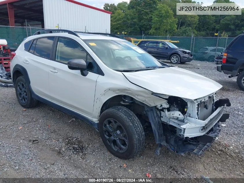 2021 Subaru Crosstrek Sport VIN: JF2GTHSC7MH256964 Lot: 40190726