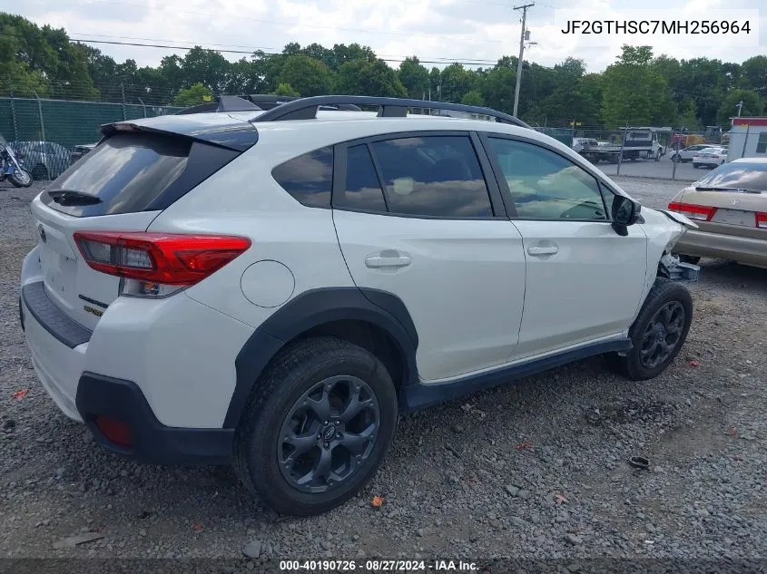 2021 Subaru Crosstrek Sport VIN: JF2GTHSC7MH256964 Lot: 40190726