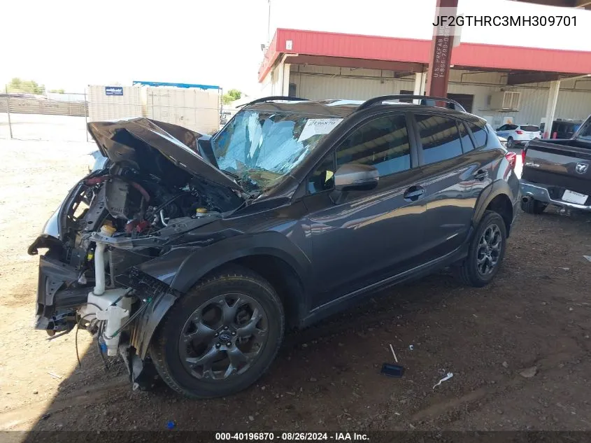 JF2GTHRC3MH309701 2021 Subaru Crosstrek Sport