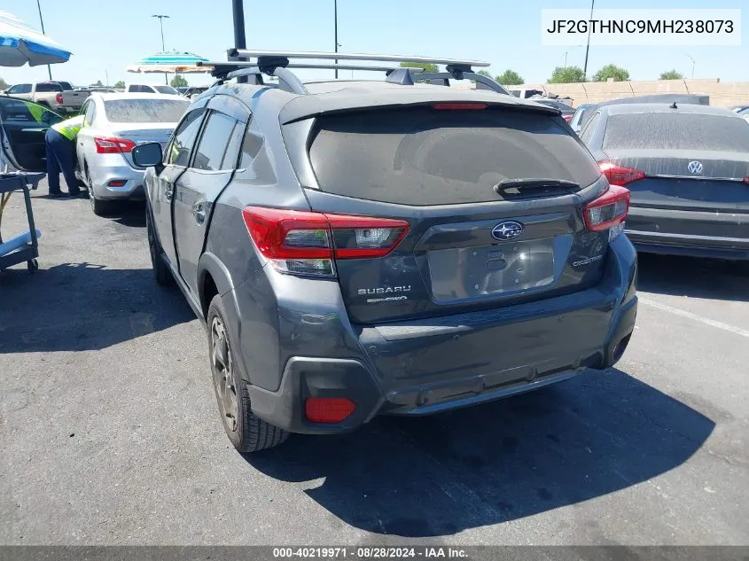 2021 Subaru Crosstrek Limited VIN: JF2GTHNC9MH238073 Lot: 40219971