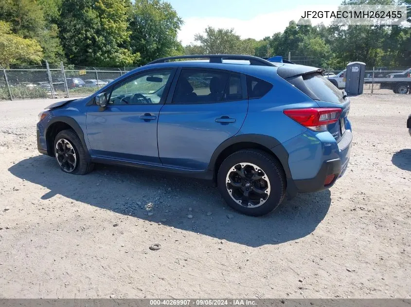 2021 Subaru Crosstrek Premium VIN: JF2GTAEC1MH262455 Lot: 40269907