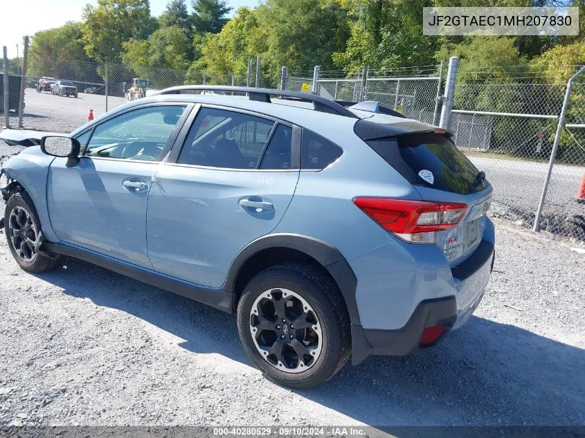 JF2GTAEC1MH207830 2021 Subaru Crosstrek Premium