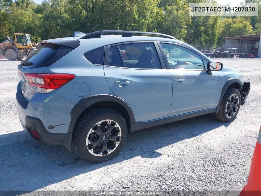 2021 Subaru Crosstrek Premium VIN: JF2GTAEC1MH207830 Lot: 40280529