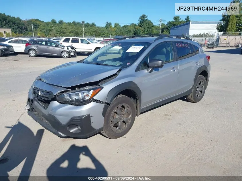 JF2GTHRC4MH244969 2021 Subaru Crosstrek Sport