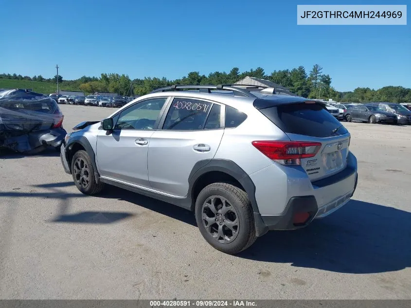 JF2GTHRC4MH244969 2021 Subaru Crosstrek Sport