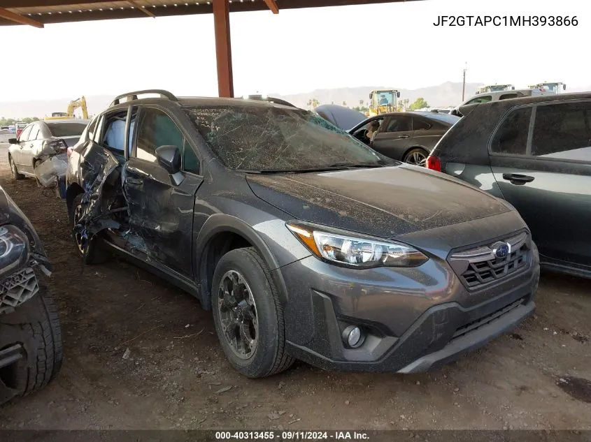 2021 Subaru Crosstrek Premium VIN: JF2GTAPC1MH393866 Lot: 40313455