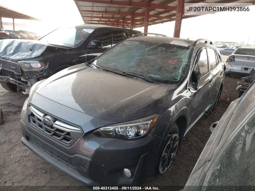 2021 Subaru Crosstrek Premium VIN: JF2GTAPC1MH393866 Lot: 40313455