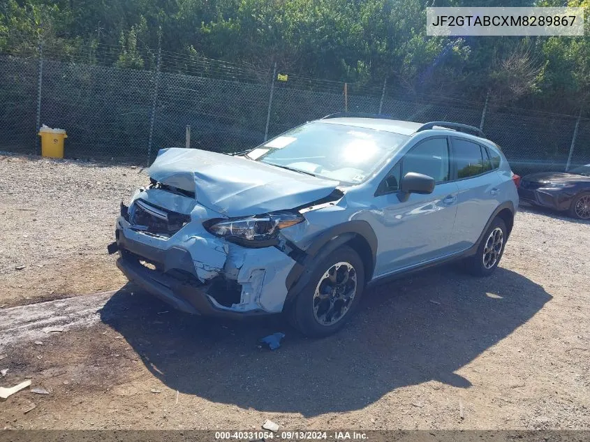 JF2GTABCXM8289867 2021 Subaru Crosstrek