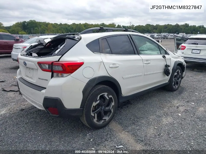 2021 Subaru Crosstrek Limited VIN: JF2GTHMC1M8327847 Lot: 40355556