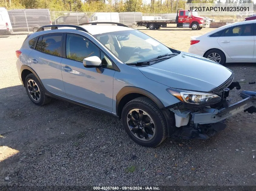 2021 Subaru Crosstrek Premium VIN: JF2GTAPC1M8235091 Lot: 40357840