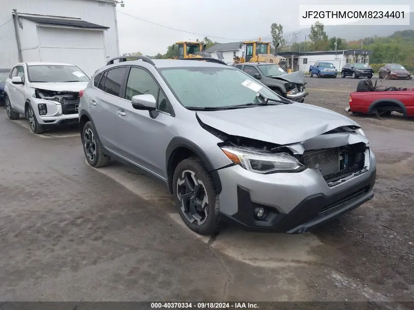 2021 Subaru Crosstrek Limited VIN: JF2GTHMC0M8234401 Lot: 40370334