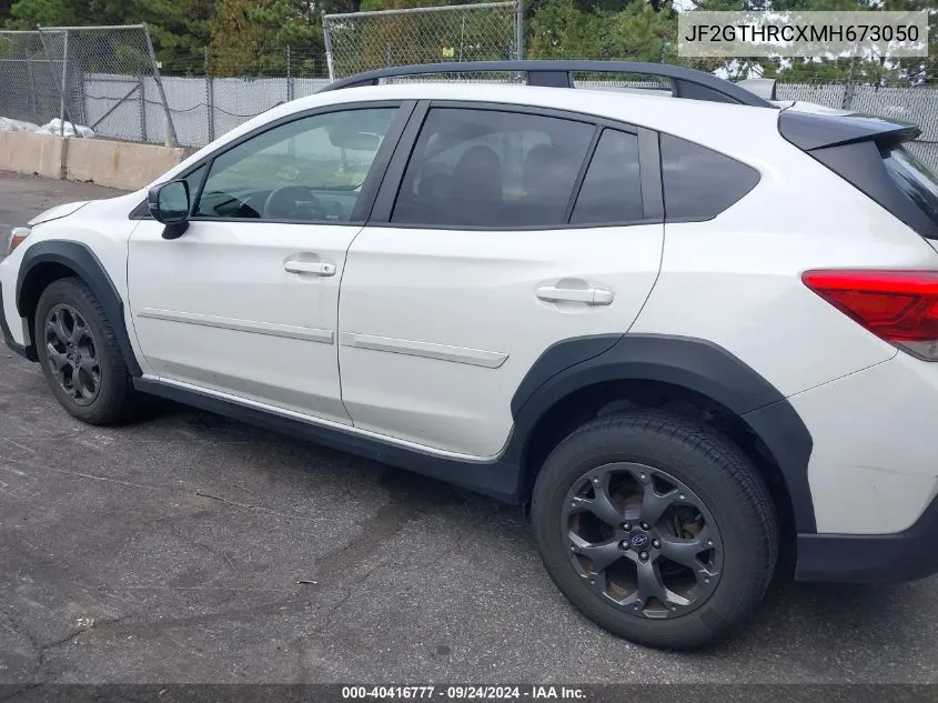 2021 Subaru Crosstrek Sport VIN: JF2GTHRCXMH673050 Lot: 40416777