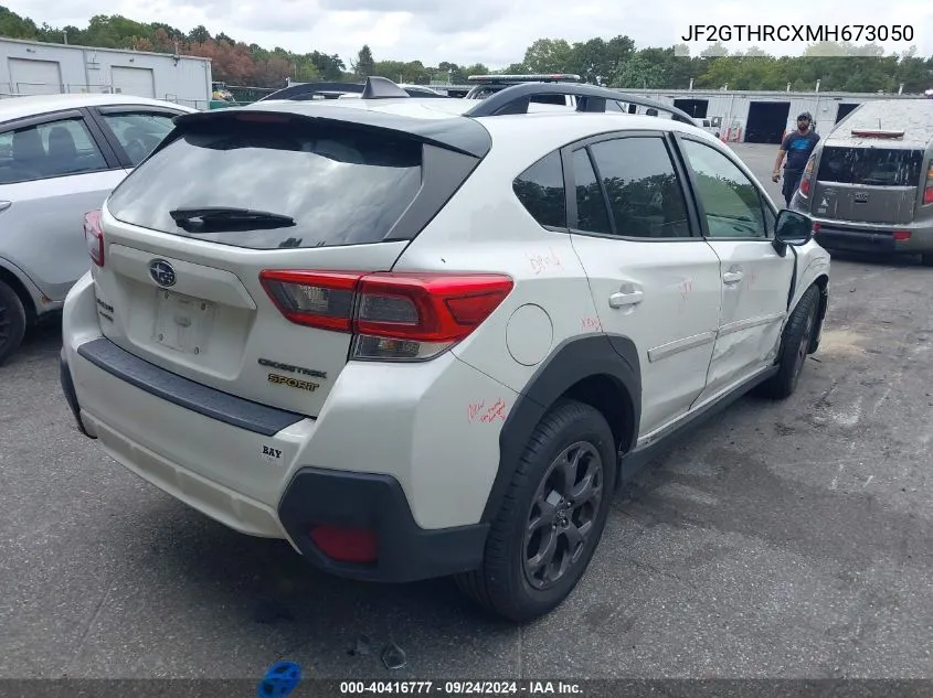 2021 Subaru Crosstrek Sport VIN: JF2GTHRCXMH673050 Lot: 40416777