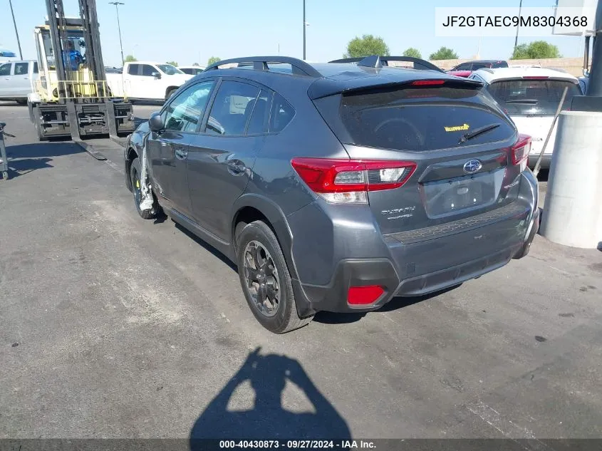 2021 Subaru Crosstrek Premium VIN: JF2GTAEC9M8304368 Lot: 40430873