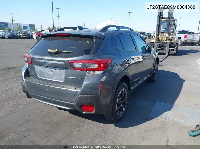 2021 Subaru Crosstrek Premium VIN: JF2GTAEC9M8304368 Lot: 40430873