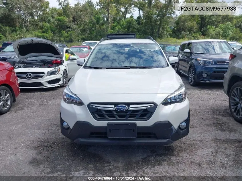 2021 Subaru Crosstrek Premium VIN: JF2GTACC8M9677933 Lot: 40476064