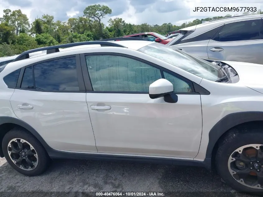 2021 Subaru Crosstrek Premium VIN: JF2GTACC8M9677933 Lot: 40476064