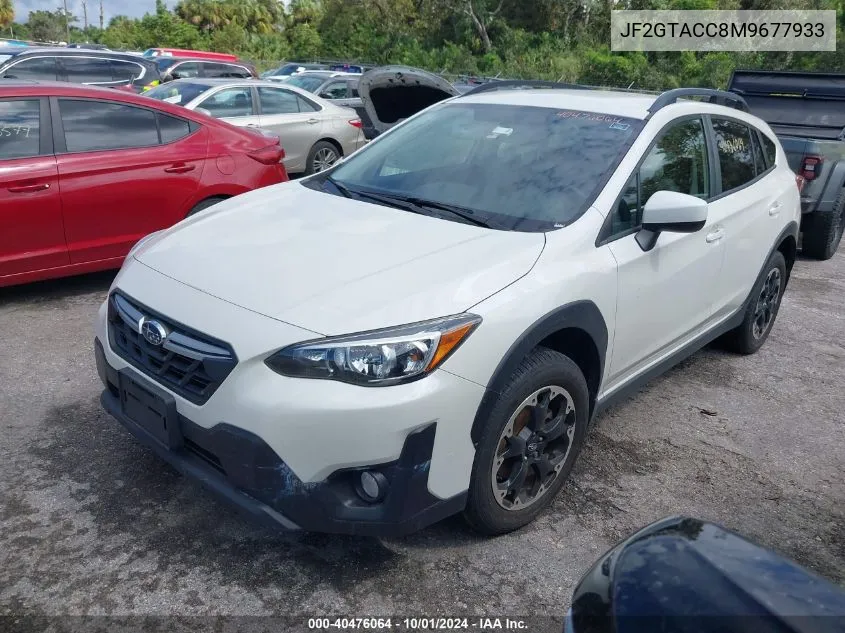 2021 Subaru Crosstrek Premium VIN: JF2GTACC8M9677933 Lot: 40476064