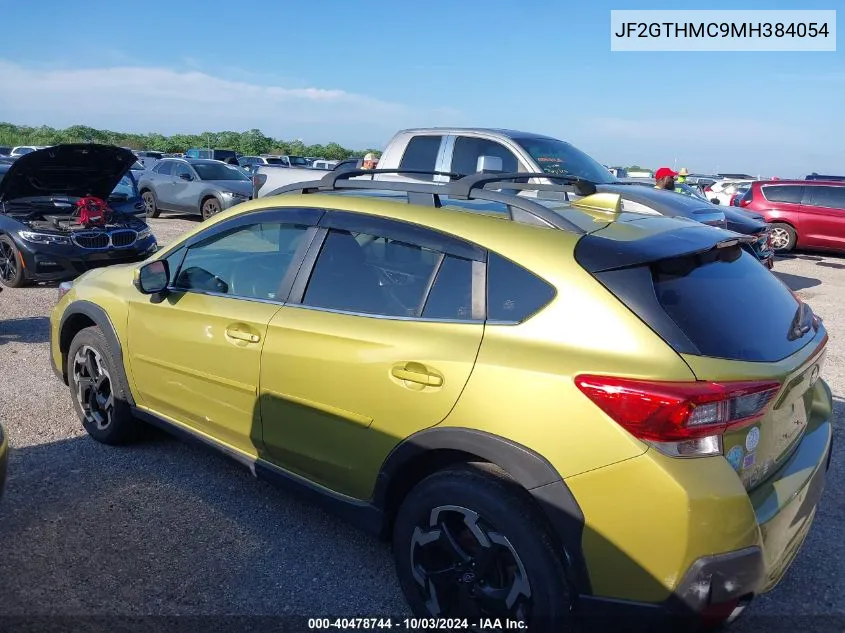 2021 Subaru Crosstrek Limited VIN: JF2GTHMC9MH384054 Lot: 40478744