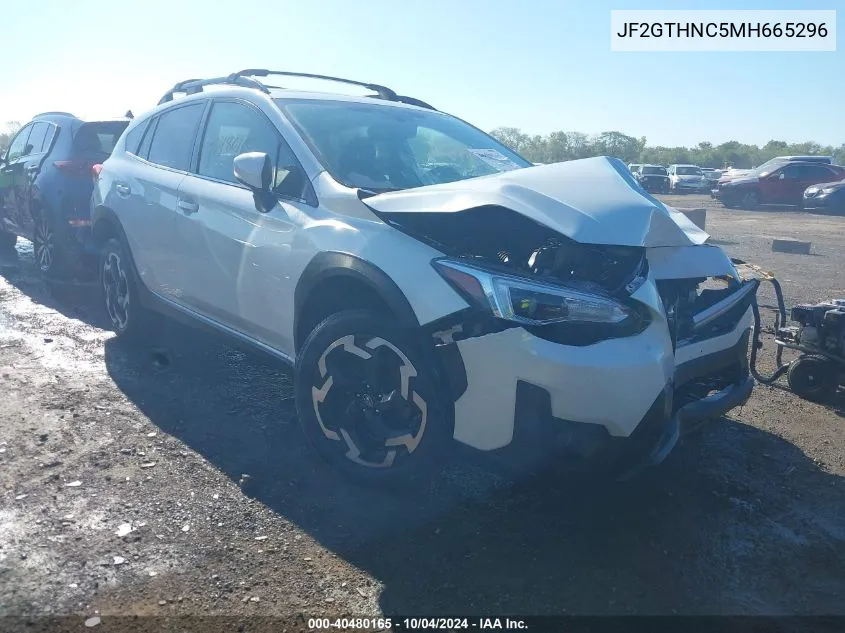 2021 Subaru Crosstrek Limited VIN: JF2GTHNC5MH665296 Lot: 40480165