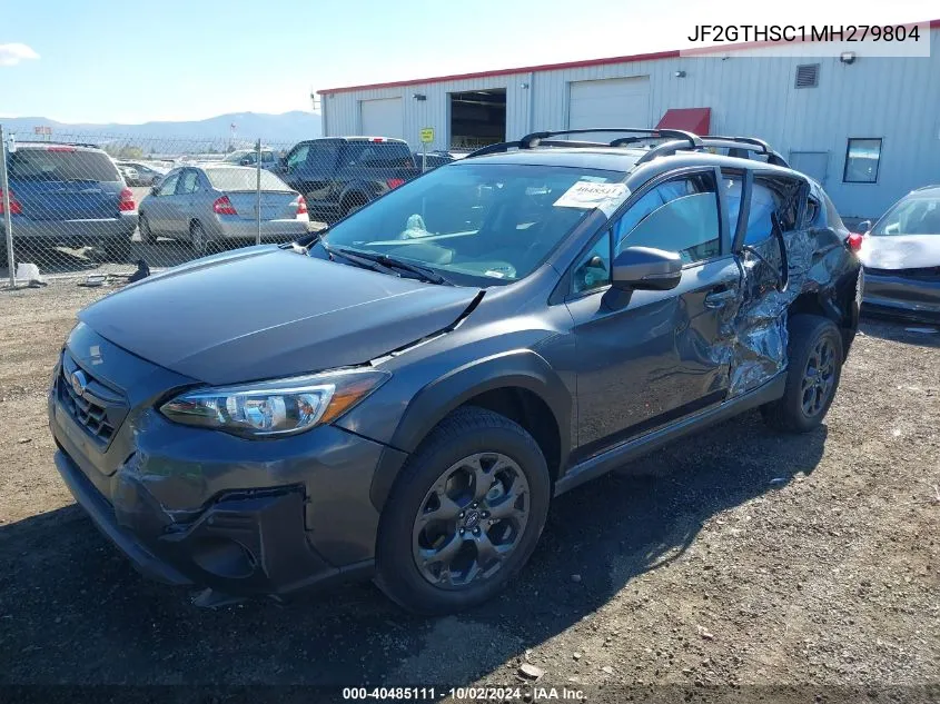 JF2GTHSC1MH279804 2021 Subaru Crosstrek Sport