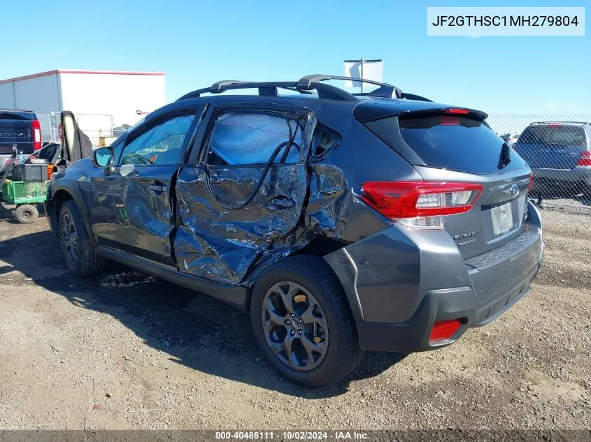 2021 Subaru Crosstrek Sport VIN: JF2GTHSC1MH279804 Lot: 40485111