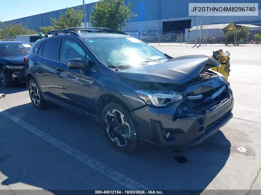 2021 Subaru Crosstrek Limited VIN: JF2GTHNC4M8296740 Lot: 40512154