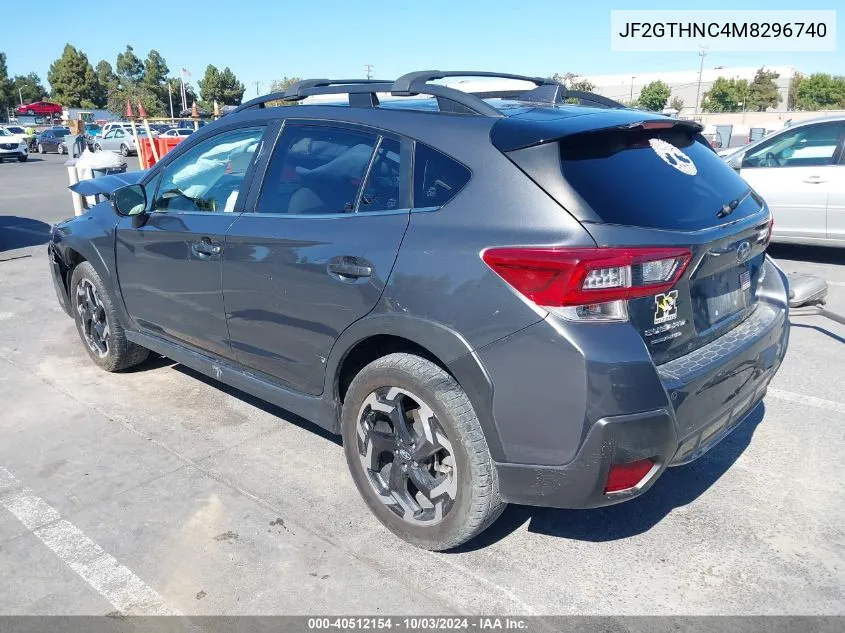 2021 Subaru Crosstrek Limited VIN: JF2GTHNC4M8296740 Lot: 40512154