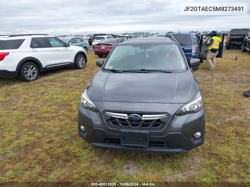 2021 Subaru Crosstrek Premium VIN: JF2GTAEC5M8273491 Lot: 40513035