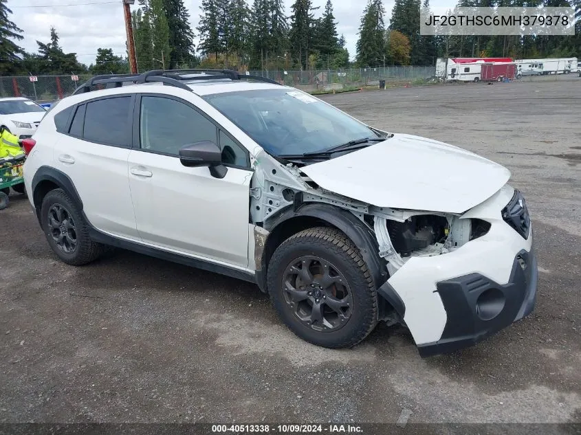 2021 Subaru Crosstrek Sport VIN: JF2GTHSC6MH379378 Lot: 40513338