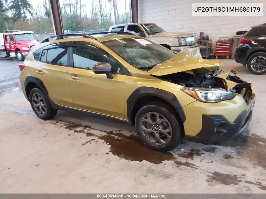 2021 Subaru Crosstrek Sport VIN: JF2GTHSC1MH686179 Lot: 40514610