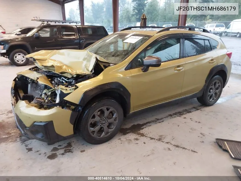 2021 Subaru Crosstrek Sport VIN: JF2GTHSC1MH686179 Lot: 40514610