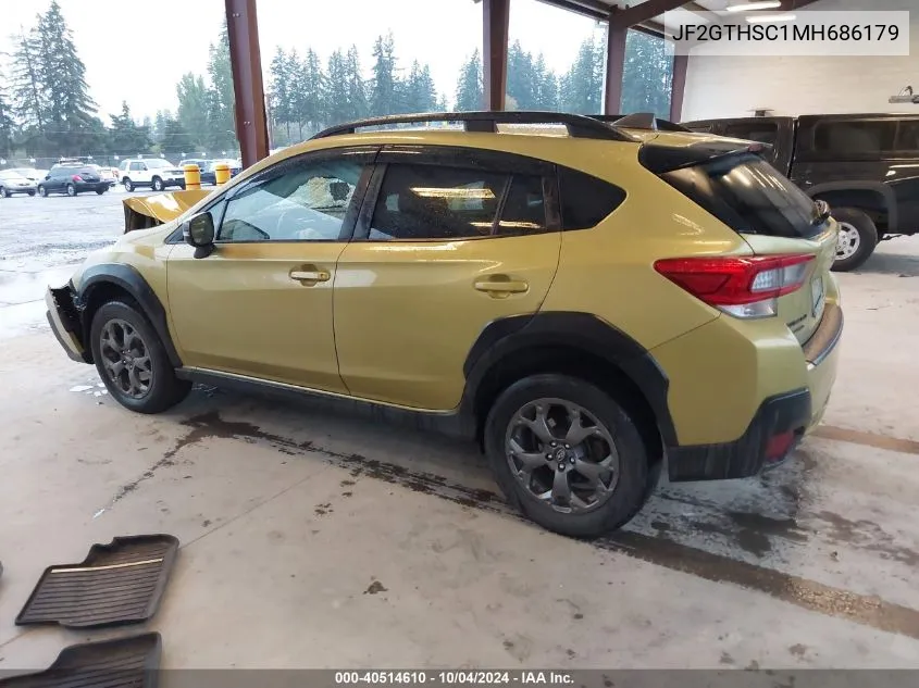 2021 Subaru Crosstrek Sport VIN: JF2GTHSC1MH686179 Lot: 40514610