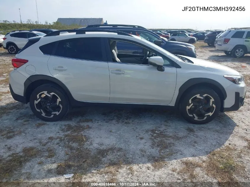 2021 Subaru Crosstrek Limited VIN: JF2GTHMC3MH392456 Lot: 40518466