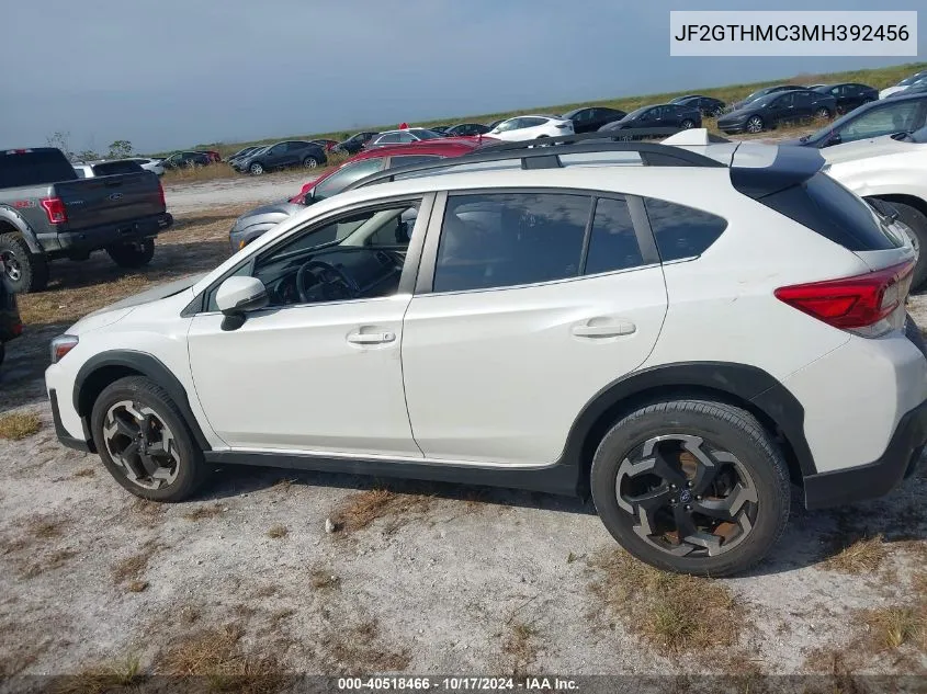 2021 Subaru Crosstrek Limited VIN: JF2GTHMC3MH392456 Lot: 40518466