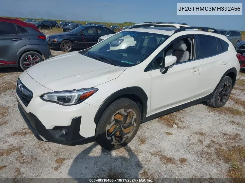 2021 Subaru Crosstrek Limited VIN: JF2GTHMC3MH392456 Lot: 40518466