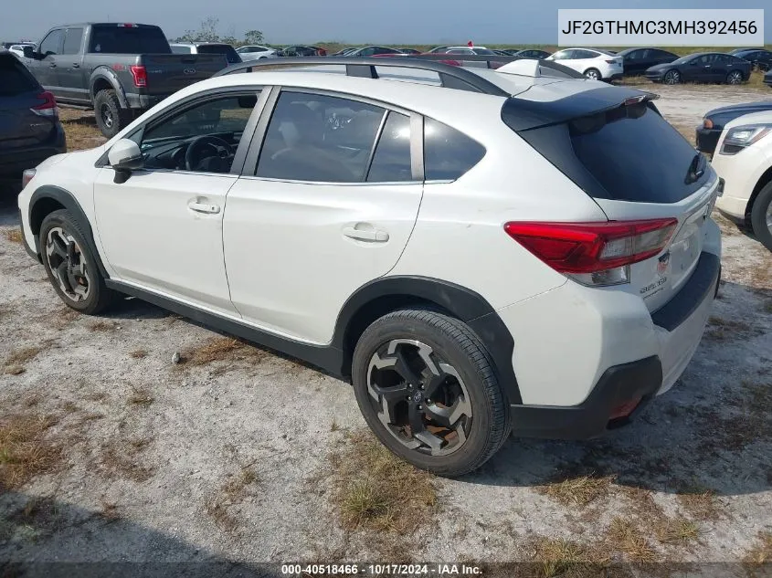 2021 Subaru Crosstrek Limited VIN: JF2GTHMC3MH392456 Lot: 40518466