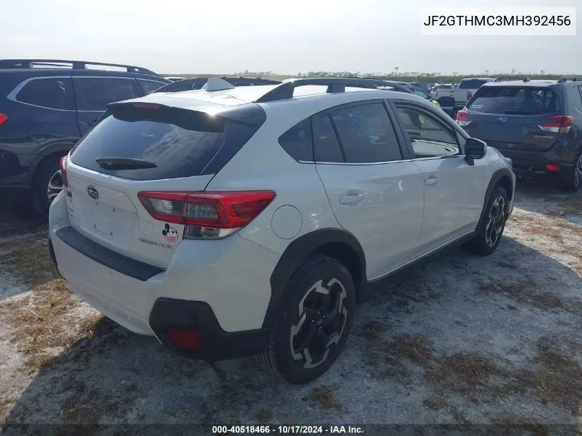 2021 Subaru Crosstrek Limited VIN: JF2GTHMC3MH392456 Lot: 40518466