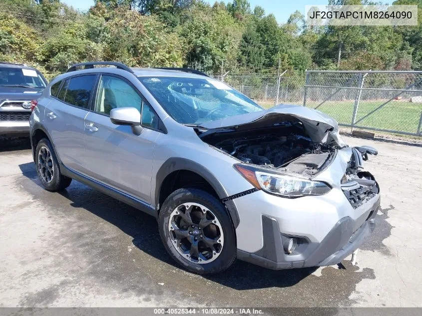 2021 Subaru Crosstrek Premium VIN: JF2GTAPC1M8264090 Lot: 40525344