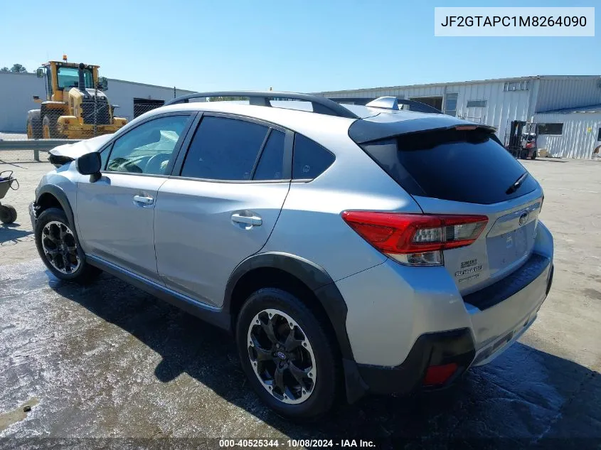 2021 Subaru Crosstrek Premium VIN: JF2GTAPC1M8264090 Lot: 40525344