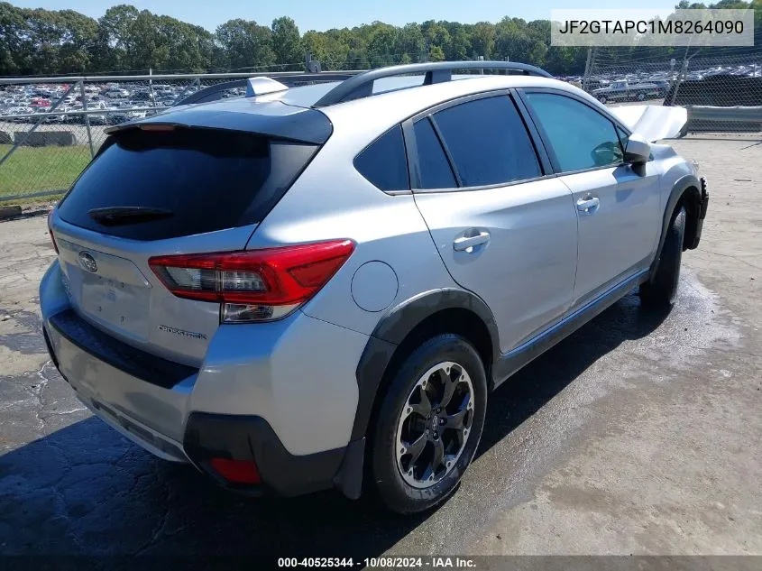 2021 Subaru Crosstrek Premium VIN: JF2GTAPC1M8264090 Lot: 40525344