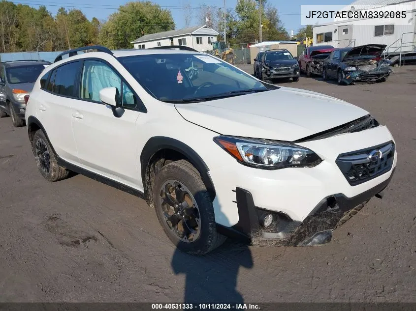 JF2GTAEC8M8392085 2021 Subaru Crosstrek Premium